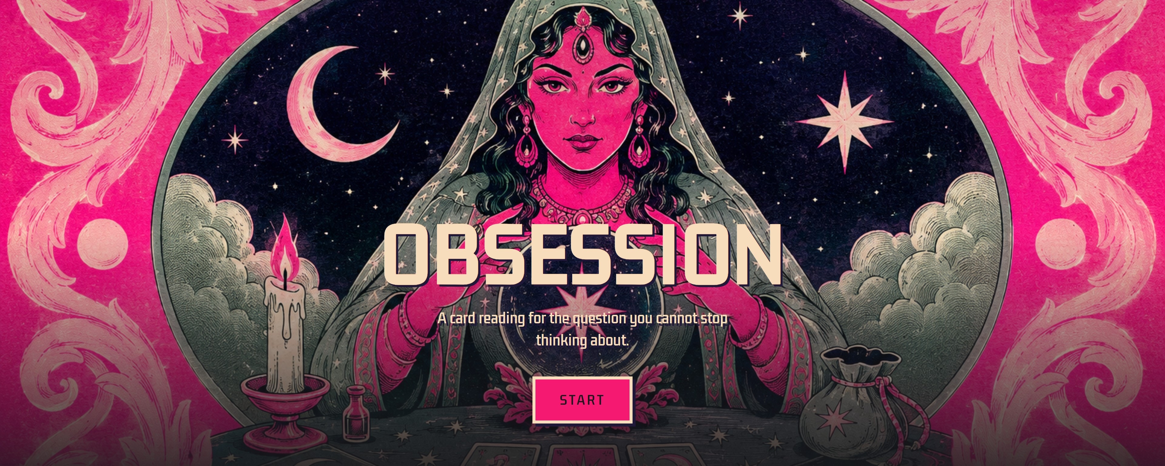Obsession landing page