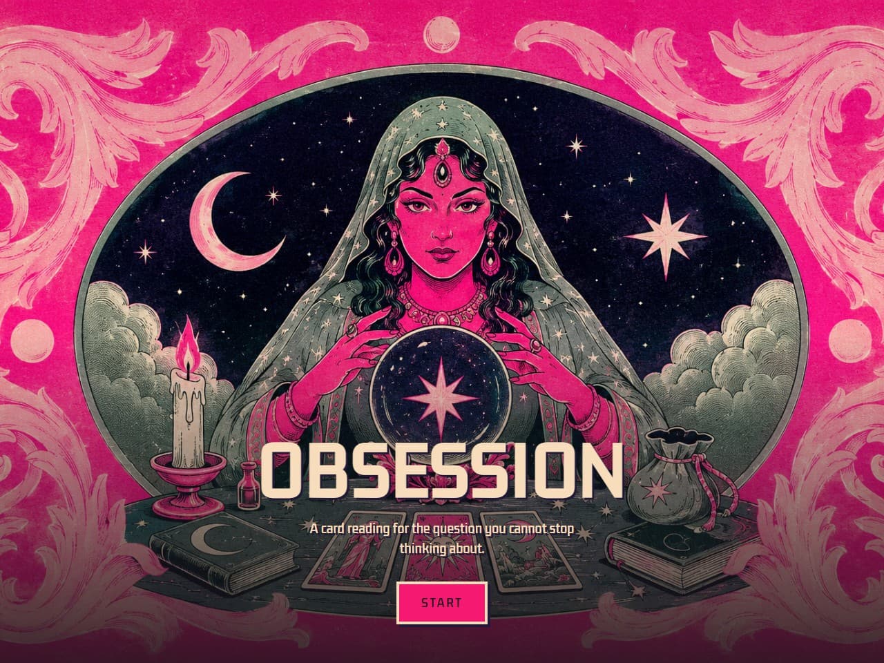 Obsession landing page